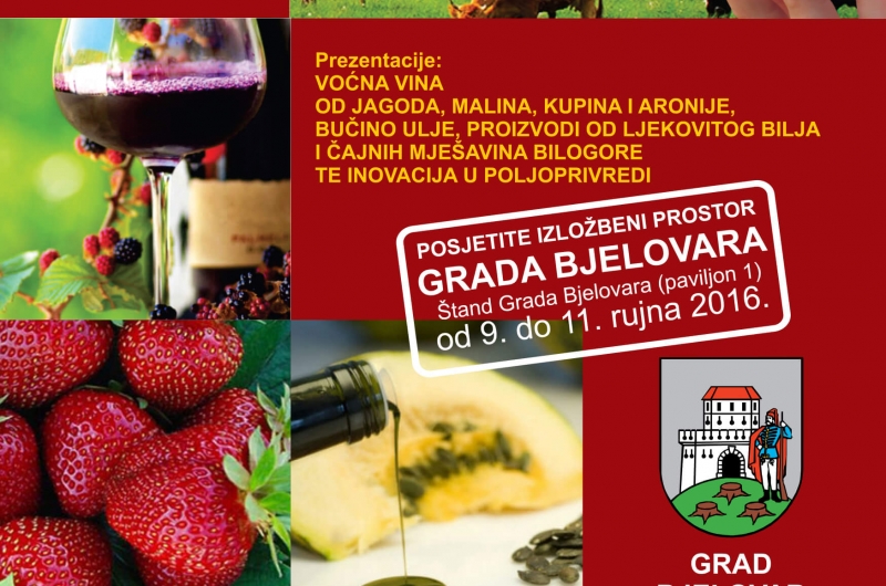 Program Grada Bjelovara na 24. jesenskom međunarodnom bjelovarskom sajmu