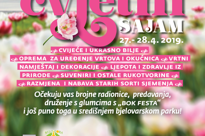 Bjelovarski cvjetni sajam 27. i 28. travnja 2019.